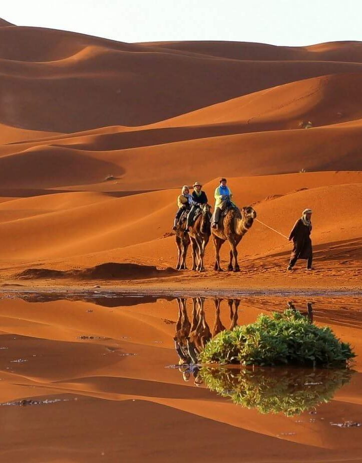 Erg Chebbi, Merzouga, punto importante del tour desde Casablanca a Marrakech
