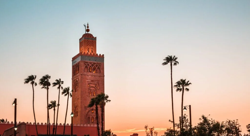 Koutubia es uno de los puntos a visitar en la ruta de 4 días desde Marrakech