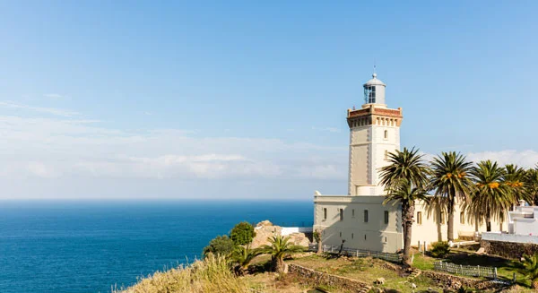 Verás el Faro de Tánger cuando viajes a Marruecos
