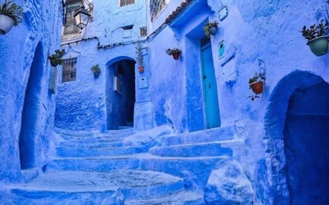 chauen, la ciudad Azul Las calles de Chaouen son una maravillosa imagen
